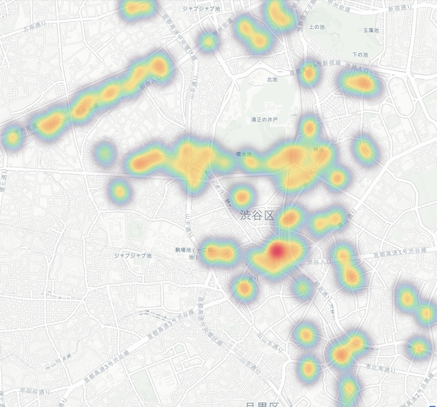 Simulated Crowd Density